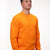 Hanorac clasic oranj, model modern și vibrant, ideal pentru un look casual.