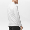 Tricou alb Polo cu mânecă lungă din bumbac, croială standard și design versatil pentru diverse ocazii