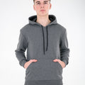 Men's zip-up hoodie, grey