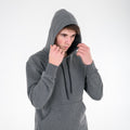 Men's zip-up hoodie, grey
