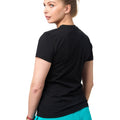 Tricou negru clasic damă – din bumbac, perfect pentru personalizare cu broderie sau print