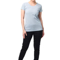 Tricou femei gri deschis – lejer, comod și produs în Republica Moldova de Almam Fashion
