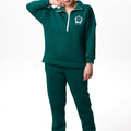 Ținută sport casual verde închis – confortabilă, durabilă și ușor de personalizat cu broderie sau logo