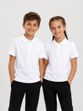 Tricou Polo Copii - Alb