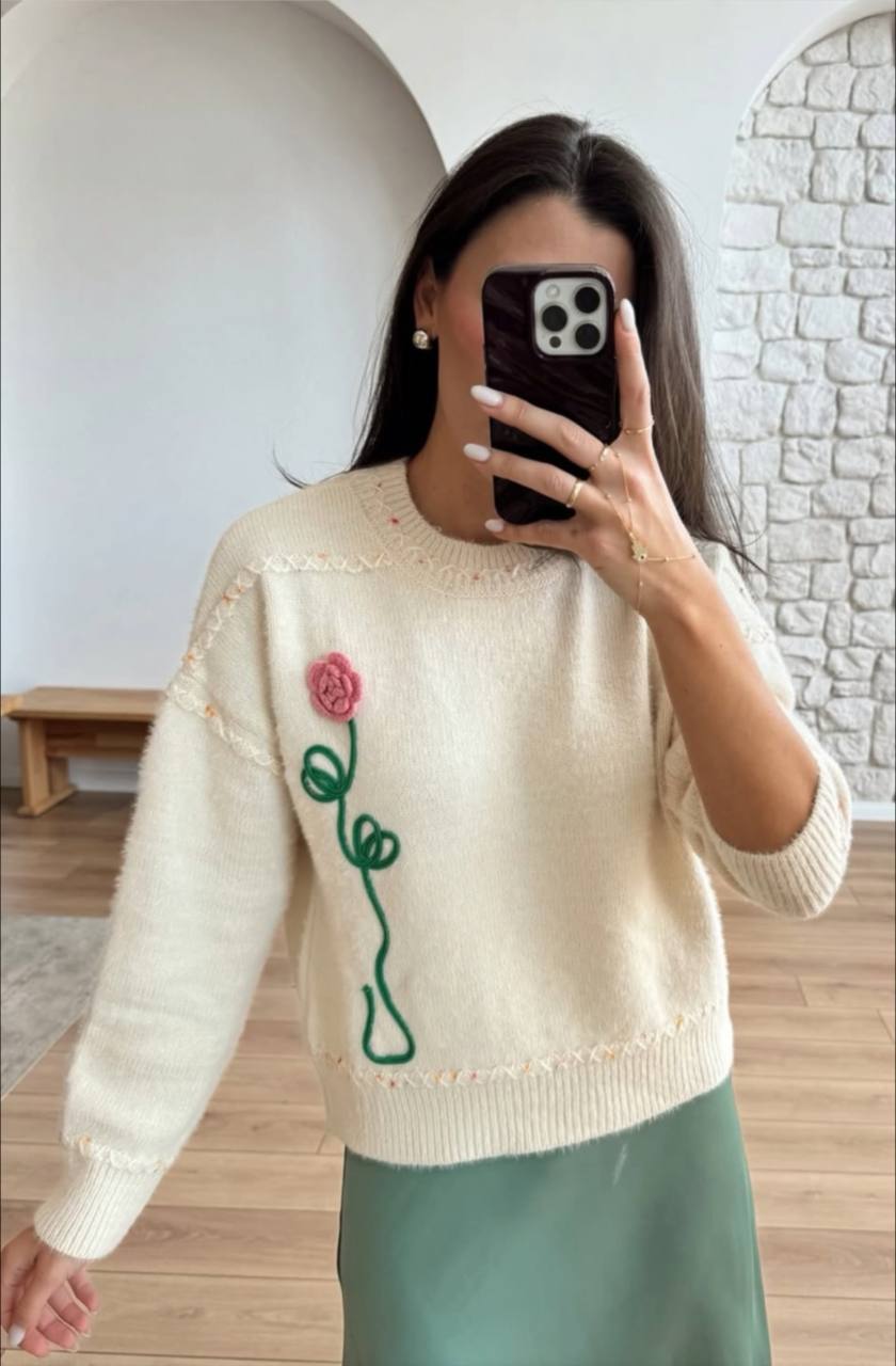 Pulover Dame Flor